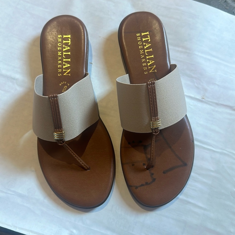 Italian shoemakers sandals size 9
